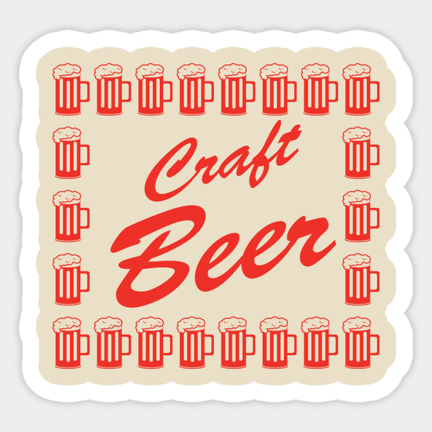 Craft Beer Sticker by BishopCras